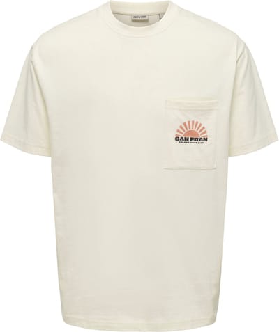 ONLY&SONS - ONSFRED RXL SS POCKET CITY TEE - Heren - T-shirts