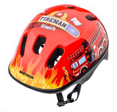 Meteor - Fietshelm - KS06 S 48-52 cm Firetracker - Veiligheid, Comfort, Stijl