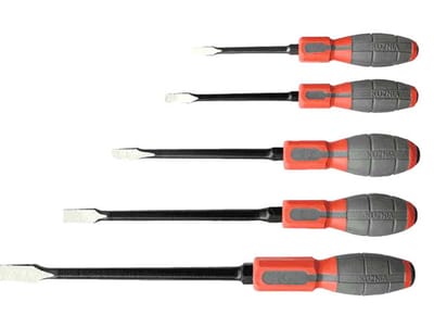 Kuźnia RWWC Serie - Platte Slagschroevendraaierset - 5 Stuks - Gereedschapsstaal - Ergonomische Handgreep