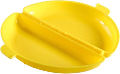 Omelet Pan - Eierstroper Magnetron - Snel Ontbijt - Anti-aanbak Laag - 21 x 12 cm - Meerkleurig