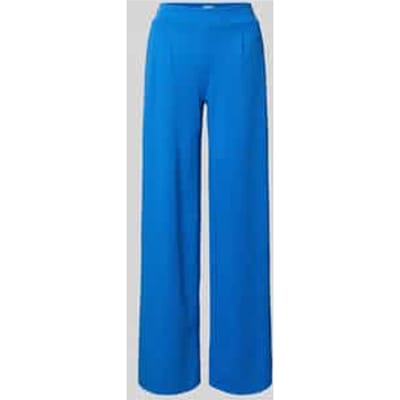 Wide fit broek met elastische band model 'KATE'