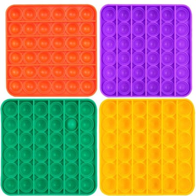 Zabawka Push Pop It - Vierkant - Sensorisch Speelgoed - Antistress Gniotspeelgoed - Silicoon - 12,5 cm