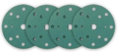 RUPES HQ400 Polyester Schuurschijven 125mm met 17 gaten P 280 / 100 stuks