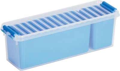 Q-Line Mixed box 1,3 ltr met blauwe baskets 1x 0,25 ltr + 1x 0,85 ltr