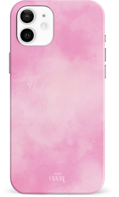 xoxo Wildhearts Single Layer - Cotton Candy - Roze hoesje geschikt voor iPhone 11 hoesje - Suikerspin Hard Case met pastel roze kleur - Beschermhoes geschikt voor iPhone 11 case - Pastel Roze Hoesje