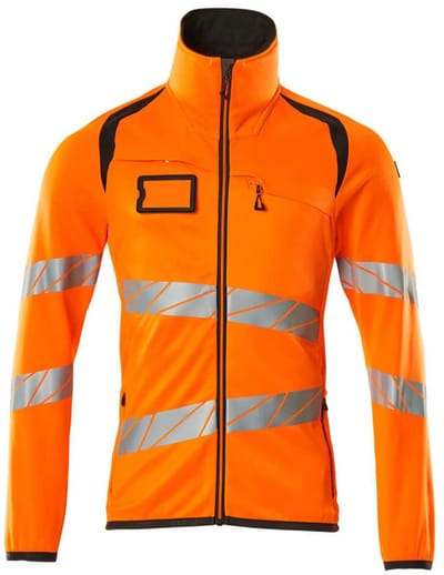 Mascot Accelerate Safe Fleecetrui met rits 19103-315 - hi-vis oranje/donkerantraciet - M