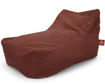 Whoober Bali – Lounge Zitzak – Terracotta dik ribfluweel – Comfortabel & Duurzaam