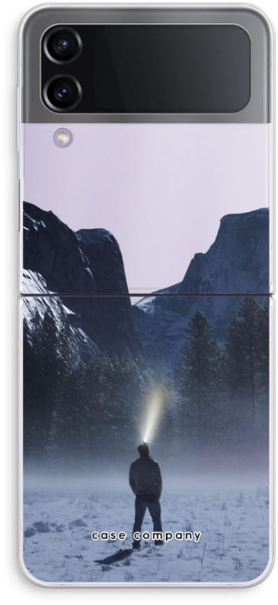 Case Company® - Hoesje geschikt voor Samsung Galaxy Z Flip4 hoesje - Wanderlust - Soft Cover Telefoonhoesje - Bescherming aan alle Kanten en Schermrand