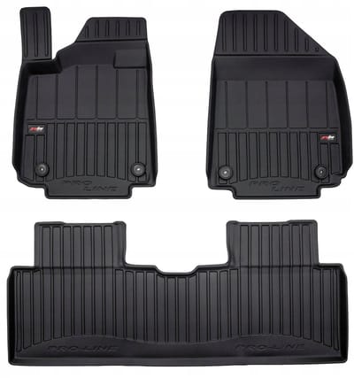 Frogum Geschikt voor Hyundai Ioniq 6 vanaf 2022 - Automatten Set - TPE Rubber - 6 cm Hoge Rand - Geurloos
