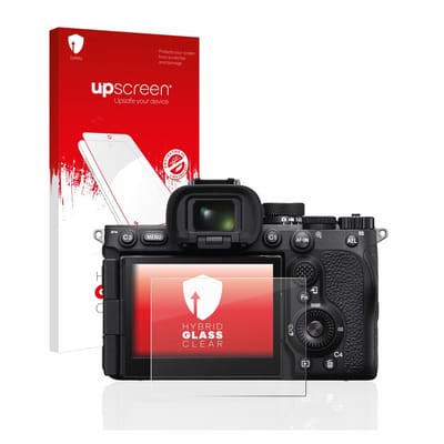 upscreen - Screenprotector voor Sony Alpha 7R V - Folie Beschermfolie Beschermglas transparant