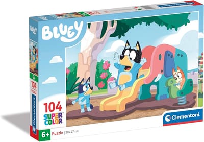 Supercolor Puzzel - 104 Stukken - Cartoon Dieren voor Kinderen van 6 Jaar
