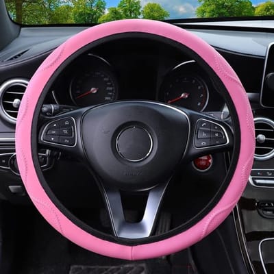 Autostuurhoes Universeel - 37-38 cm - Antislip - Microvezel PU-leer - Zacht/Ademend - Autoaccessoires - Stuurwielhoes