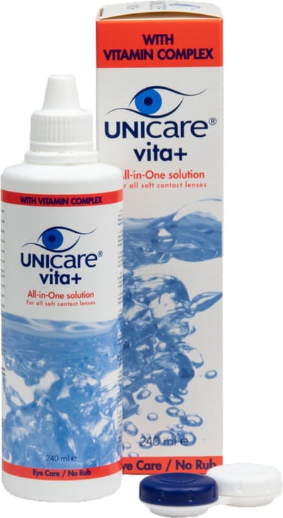 Unicare Vita+ Alles-In-Eén Zachte Lenzen - 240 ml - Lenzenvloeistof