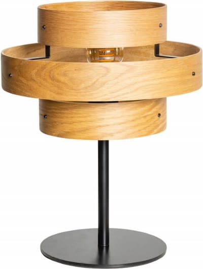 ETH Oaknut - Tafellamp - Hout - 3 Rings