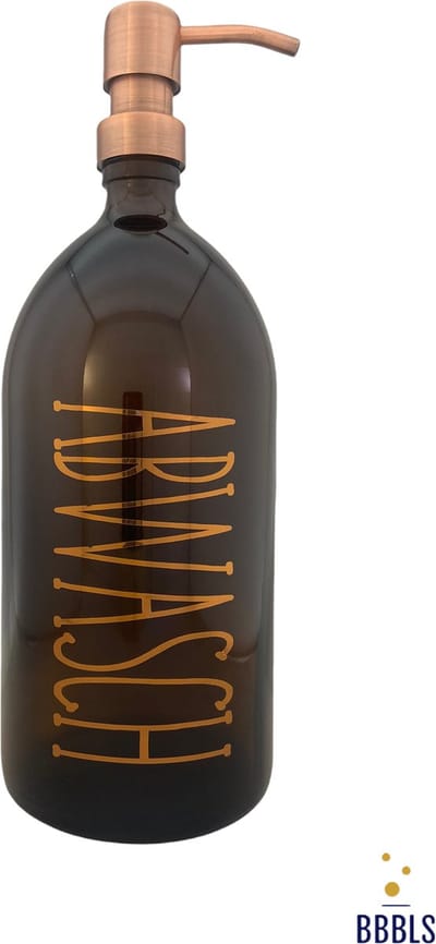 BBBLS® Design Dispenser 4 stuks Giftset "Blanco" | Transparant Kunststof | 500ml | RVS / Metaal Pomp Wit| Zeeppomp | Zeepdispenser | Zeephouder
