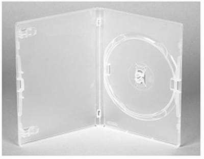 Dailygoods - 10 DVD CD Hoezen 14 mm Single - Professioneel Archiveren - Glashelder - Stijlvolle Afwerking - Geschikt voor DVD's en CD's