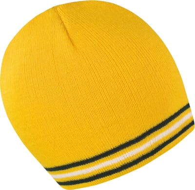 Result National Beanie RC368 - Gold/Green/White - One size