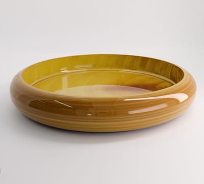 Sushi Oke - Serveerschaal - Lakwerk - Houten Kleur - 47.6x8cm - ABS