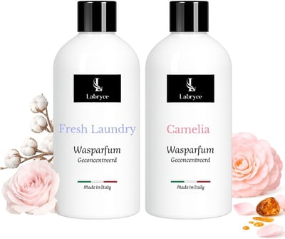 Wasparfum Duo 2 x 250 ml Labryce - Fresh Laundry & Camelia