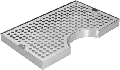 Dailygoody - Lekbak - Roestvrij staal - Lichtgewicht en sterk - Zilver - Voor bier serveren - Ideaal voor thuis en bar