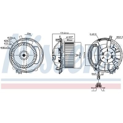 Binnenventilator NISSENS 87527