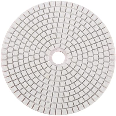 Dailygoods- Slijpschijf 125 mm Natte Diamantpolijstpads - Slijpschijven voor Graniet/Beton/Marmer - 300 Grit - Sterke Slijpkracht - Snel Polijsten - Langdurig Gebruik - Polijstschijf