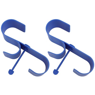 2 STUKS Zwembadafschermingshaken Zwembadstanghouder Multifunctionele Wand Zwembadgereedschapshouder voor Slangen