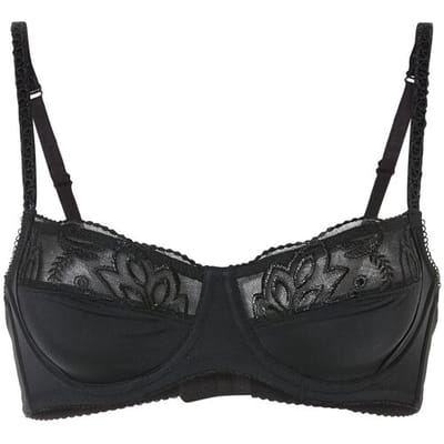 ESMARA Beugel-bh voor dames met borduursel (Zwart, 85C)
