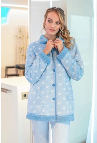 Barandi Filippa Badjasje kort Fil 13 Licht Blauw - maat M