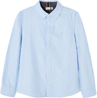 NAME IT NKMNEWSA LS SHIRT NOOS Jongens Overhemd - Maat 134/140