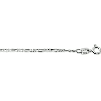 Glams armband figaro 1,8 mm - Zilver