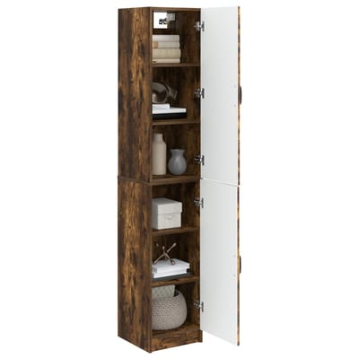 vidaXL - Kast - Set - 2 - st - Bewerkt - hout