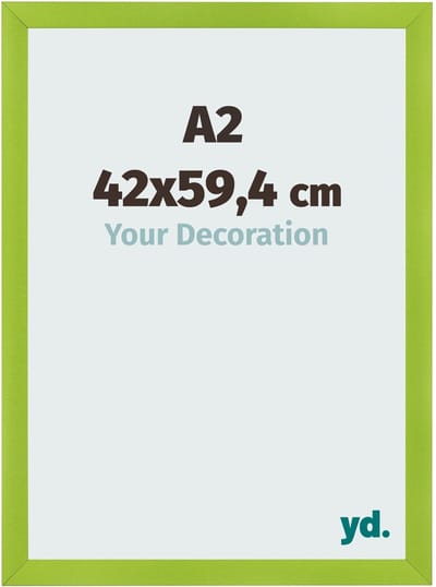 Your Decoration - Fotolijst A2 42x59,4 cm - MDF - Groen - Pisa