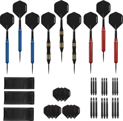 Darts Set Talon Triple set – dartpijlen – 3 sets - dartpijlen – dart shafts – dart flights – dartset – darts – dartpijlen 24 gram