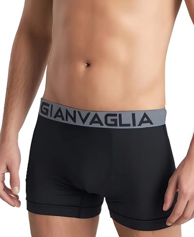 Gianvaglia 10-Pack Heren Boxershorts - Naadloos - Heren onderbroeken - ondergoed - XL/2XL - Zwart