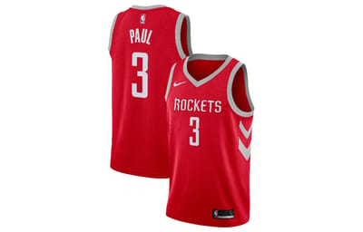 Nike NBA Chris Paul Swingman Jersey, Houston Rockets, Basketbal Vest Heren Tops Rood 864477-661 XXXL red