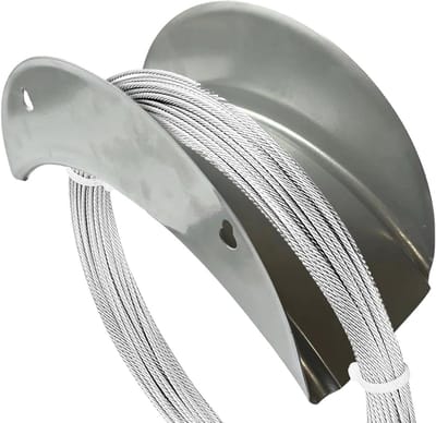 Metalen tuinslanghouder - Slangrek muurbevestiging - Slang netjes opbergen - Weerbestendige constructie - 27x11.5x11.5cm - Zilver