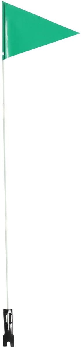Dailygoods- Veiligheidsvlag Hoogzichtbaar - Fietsvlag - Fietsvlag Kinderfiets - Eenvoudig te Bevestigen - Duurzaam Polyester - Geschikt voor Fietsen en Aanhangers - Fietsveiligheid