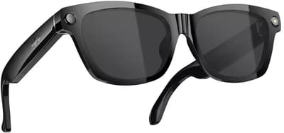 Smart Bril met Camera - Ai Smart Glasses - 8MP - Ai Slimme Zonnebril - 1080p Full Hd Spycam - Smartglasses met Bluetooth - Blauw Licht Filter Glazen - Nederlandse App - Wifi - Zwart
