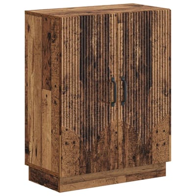 vidaXL - Badkamer - Opbergkast - HOORN - Oud - hout - 59,5 - x - 31 - x - 77 - cm