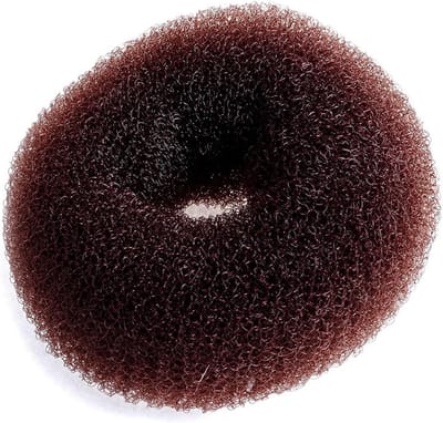 Haarknot Ring - Donut Shaper Styler - Kapsel Creëren - Voegt Volume Toe - 10 cm - Bruin