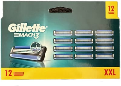 Gillette Mach3 scheermesjes - XXL voordeelverpakking - navulmesjes 12 stuks