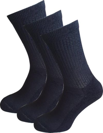 WeirdoSox - Sportsokken - Padelsokken - Tennissokken - Zwart - 3 paar - maat 39/42