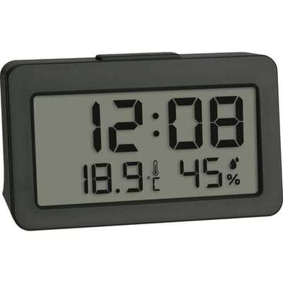 TFA Dostmann 60.2045.10 Wekker Kwarts Grijs Alarmtijden 1