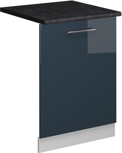 Vicco Fame-Line Vaatwasserfrontpaneel – 60 cm, WB Antraciet Donkerblauw hoogglans