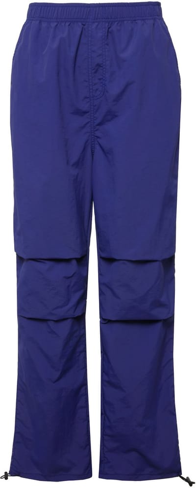 Studio Untold - Dames - Pilotenbroek wide legs elastische tailleband knieplooien - Blauw - Maat XL