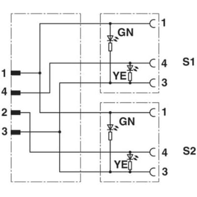 Phoenix Contact 1671438 Sensor/actuator aansluitkabel M12 Aantal polen (sensoren): 3 Bus 1.50 m 1 stuk(s) Piece