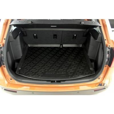 Tapis de coffre caoutchouc - J&J AUTOMOTIVE - Vitara II - Protection contre l'eau - Sur mesure - Noir noir