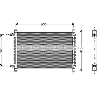 Condensator, airconditioning HIGHWAY AUTOMOTIVE VL5013 AVA