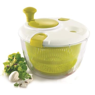 Essoreuse à Salade - Ibili - 783124 - Plastique de qualité supérieure - Diamètre 24 cm - Passe au lave-vaisselle
